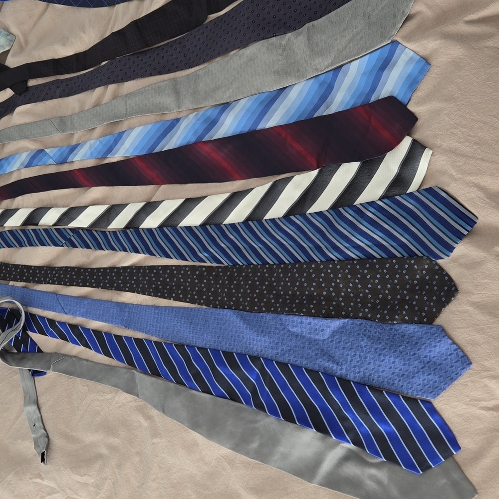 Assorted Men's Ties - Mostly Express Mens - Lot Of 18 Total